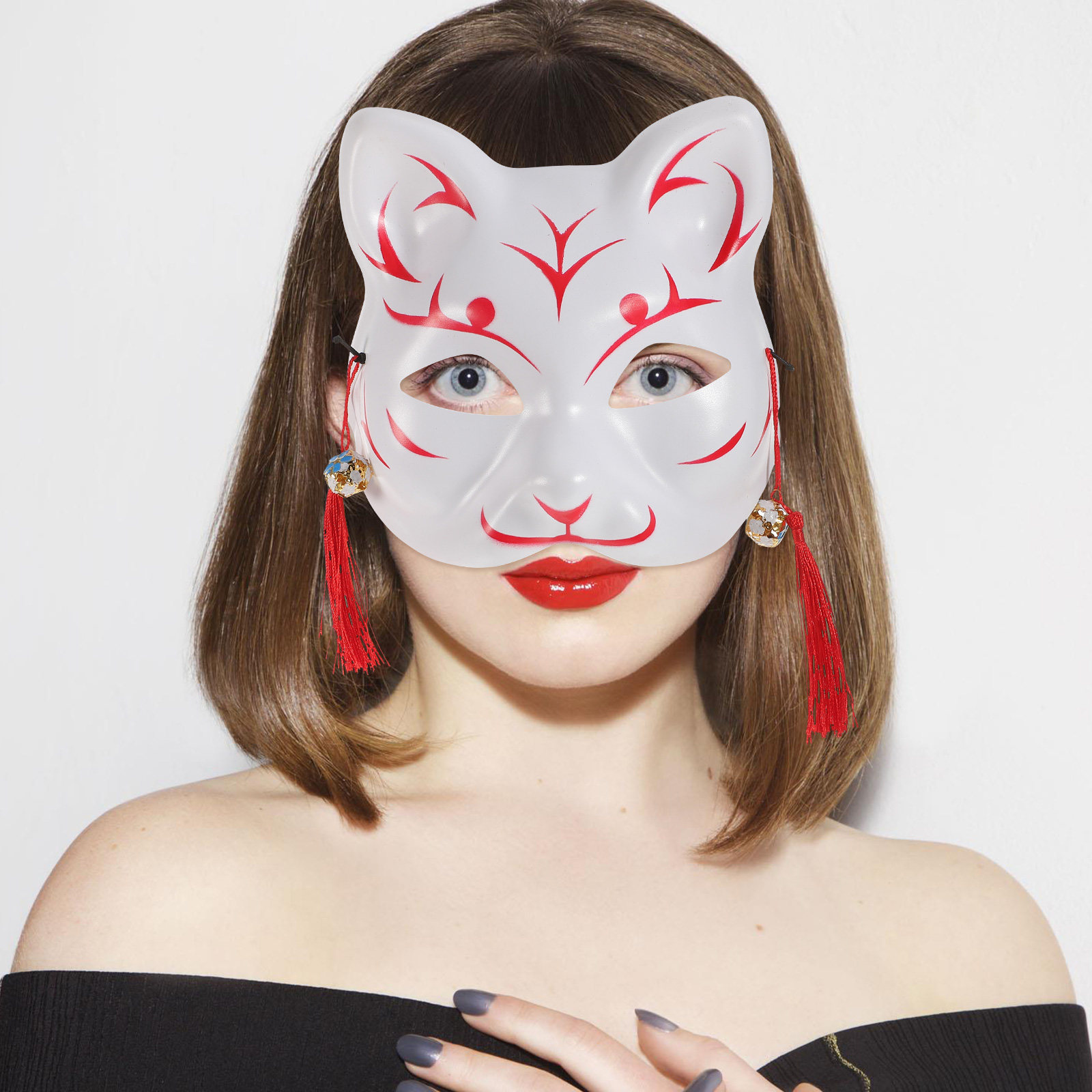 Japanese Style Cat Mask Anime  – Kids Face Mask recenzja i cena
