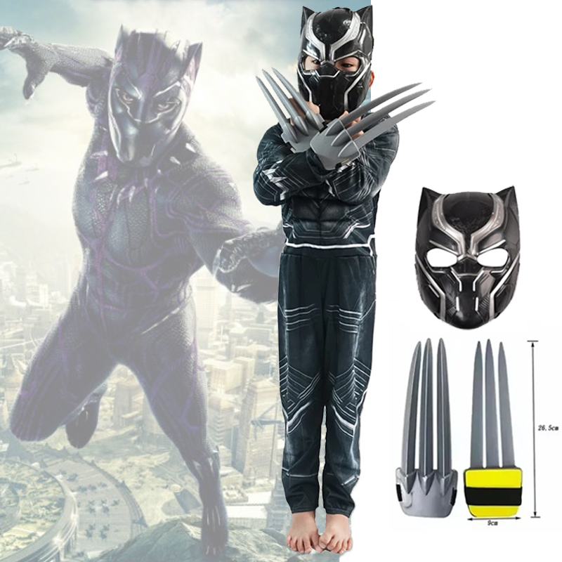 Anime Superhero Black Panther  – Black Face Mask Pack recenzja i cena