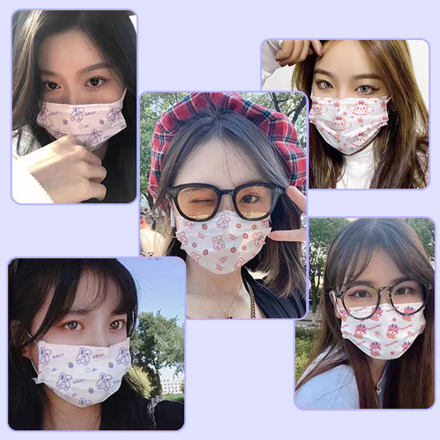 Cartoon Face Mask Adult Childr – Disposable Surgical Mask recenzja i cena