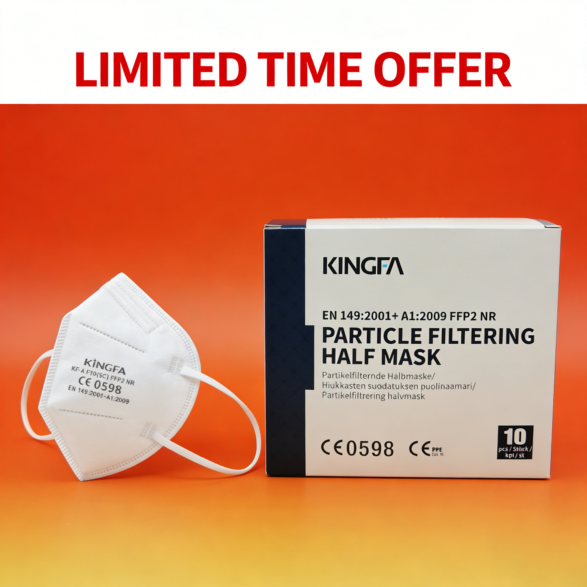 10-100Pcs 5Layer FFP2 Face Mas – Disposable Surgical Mask recenzja i cena