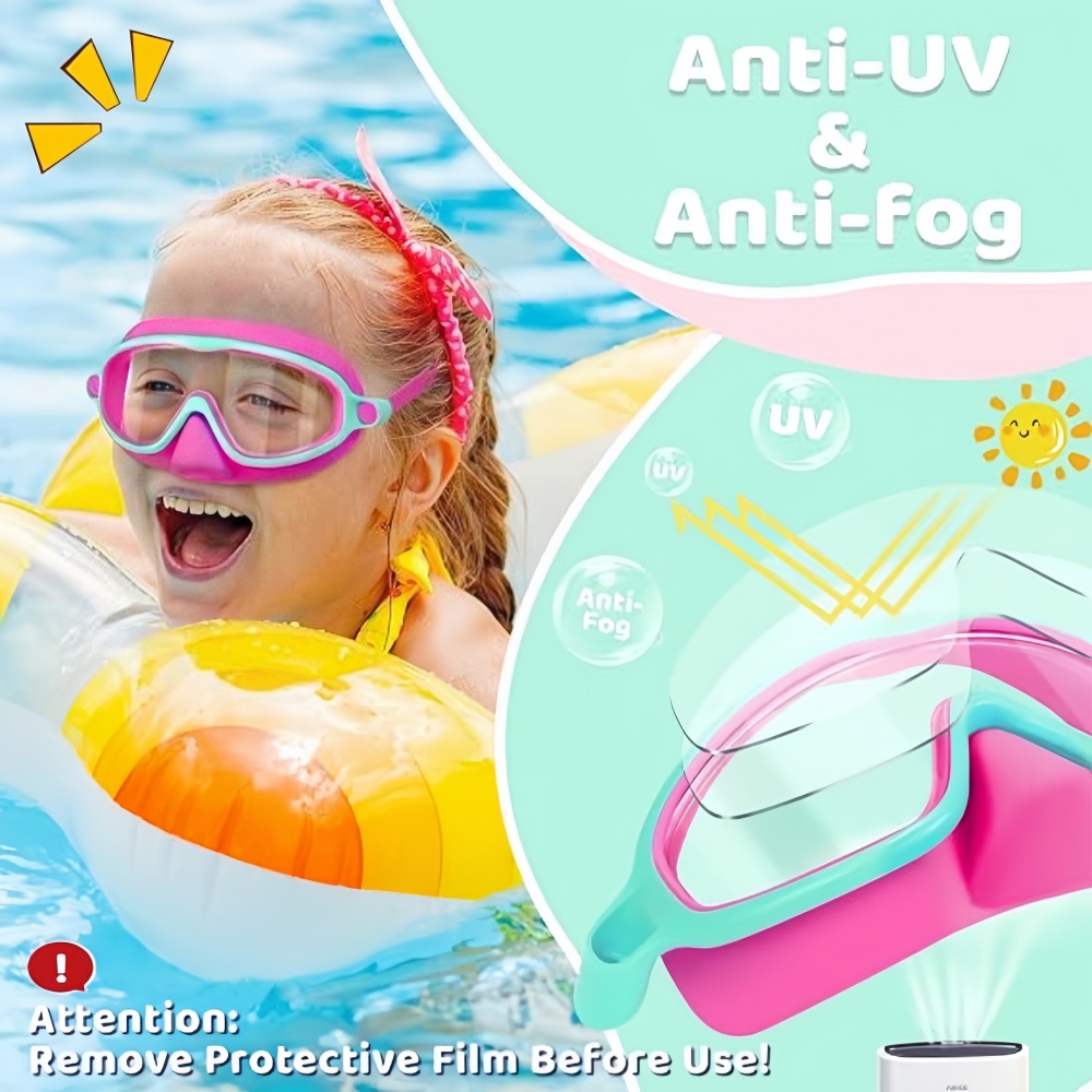Kids Swim Goggles with Nose Co – Anti Pollution Mask recenzja i cena