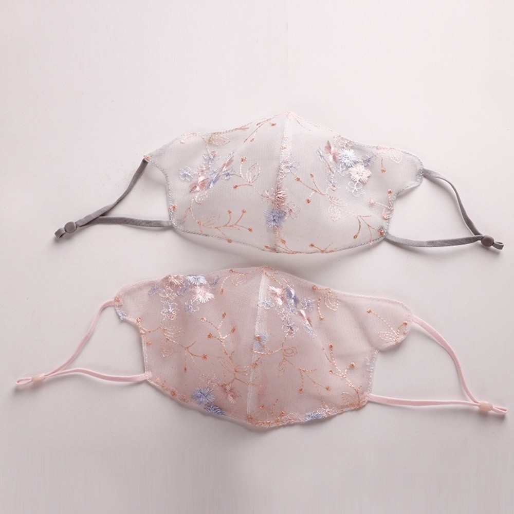 Classical Embroider Flower Vei – Cloth Face Mask Washable recenzja i cena