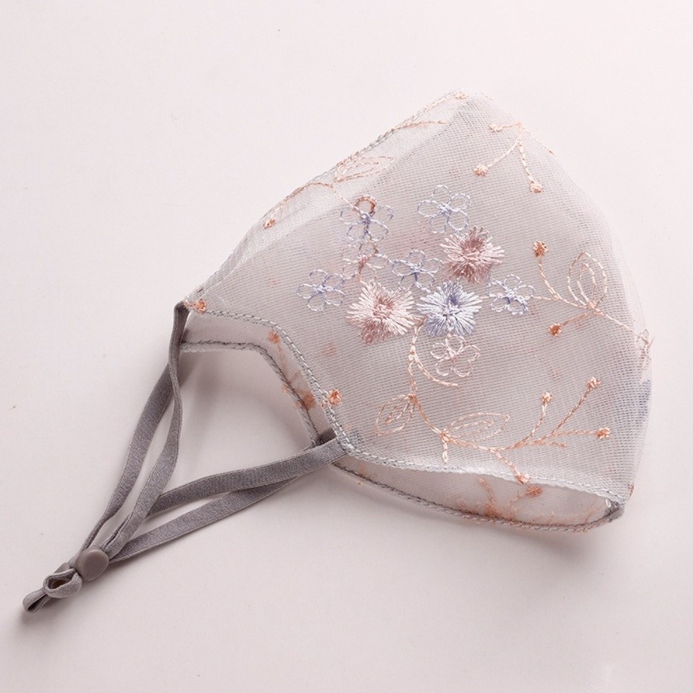 Classical Embroider Flower Vei – Cloth Face Mask Washable recenzja i cena