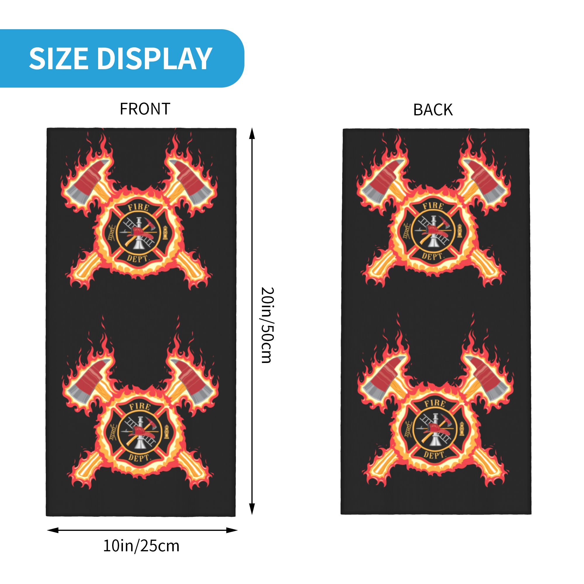 Custom Firefighter Cross Banda – Neck Gaiter Face Cover recenzja i cena