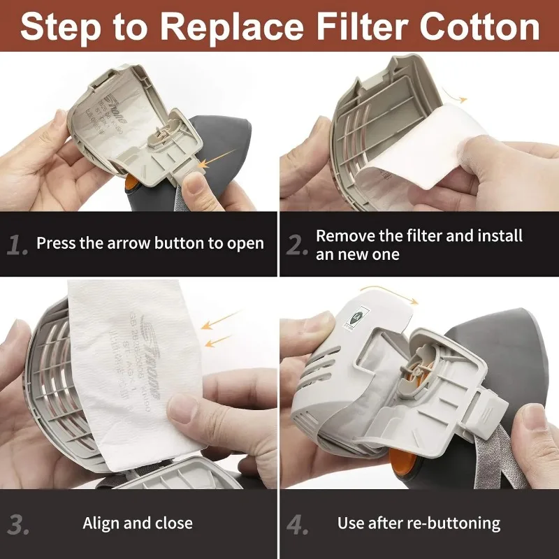 Dust Mask +20pcs Filter Cotton – Dust Mask Construction recenzja i cena