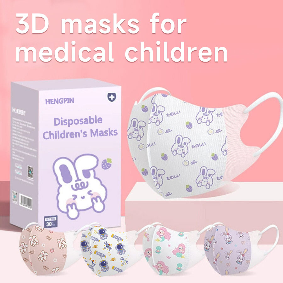 30pcs 3D Face Mask Children Di – Kids Face Mask recenzja i cena