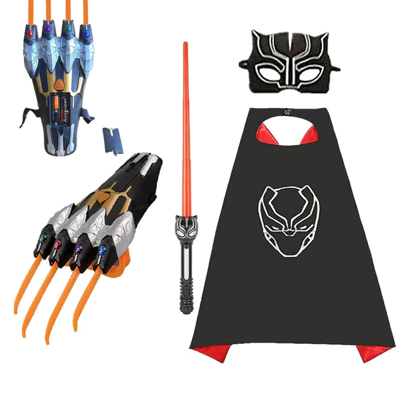 Superhero Mask Cape Set, Black – Black Face Mask Pack recenzja i cena