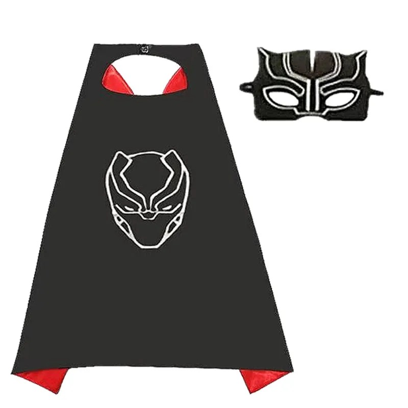 Superhero Mask Cape Set, Black – Black Face Mask Pack recenzja i cena
