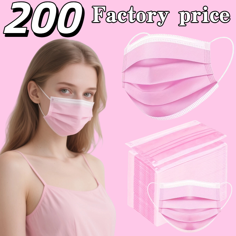 Great Value Pack! Pink Disposa – Disposable Surgical Mask recenzja i cena