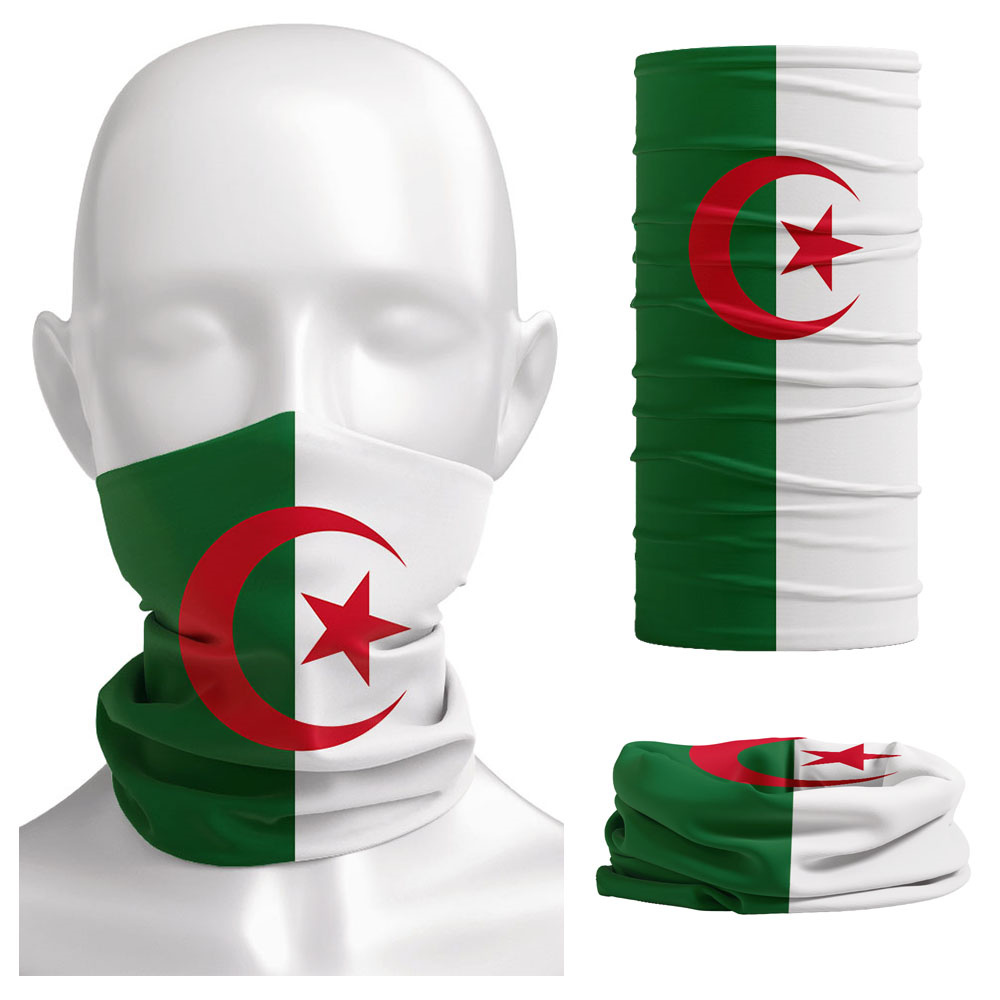 Algeria Flag Printed Bandana H – Neck Gaiter Face Cover recenzja i cena