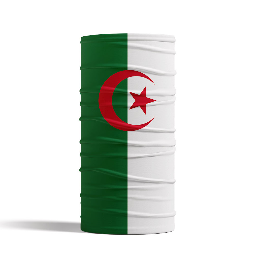 Algeria Flag Printed Bandana H – Neck Gaiter Face Cover recenzja i cena