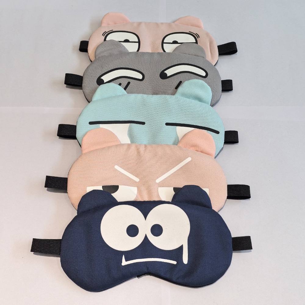 Cartoon Fun Eye Mask Elastic E – Mask Lanyard Adjustable recenzja i cena