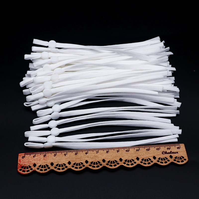 100Pcs15CM/5mm Black and White – Mask Lanyard Adjustable recenzja i cena