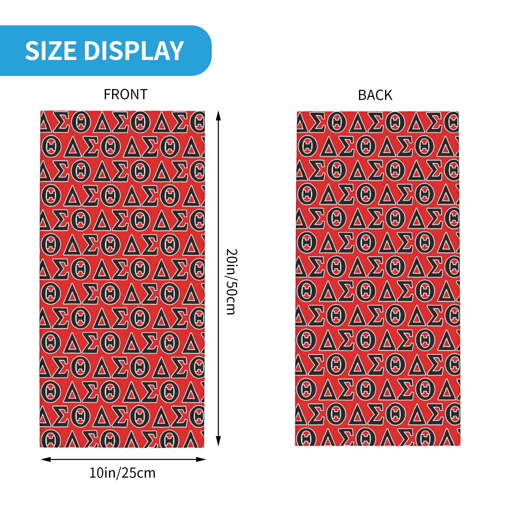 Custom Delta'ES Sigma'ES Theta – Neck Gaiter Face Cover recenzja i cena