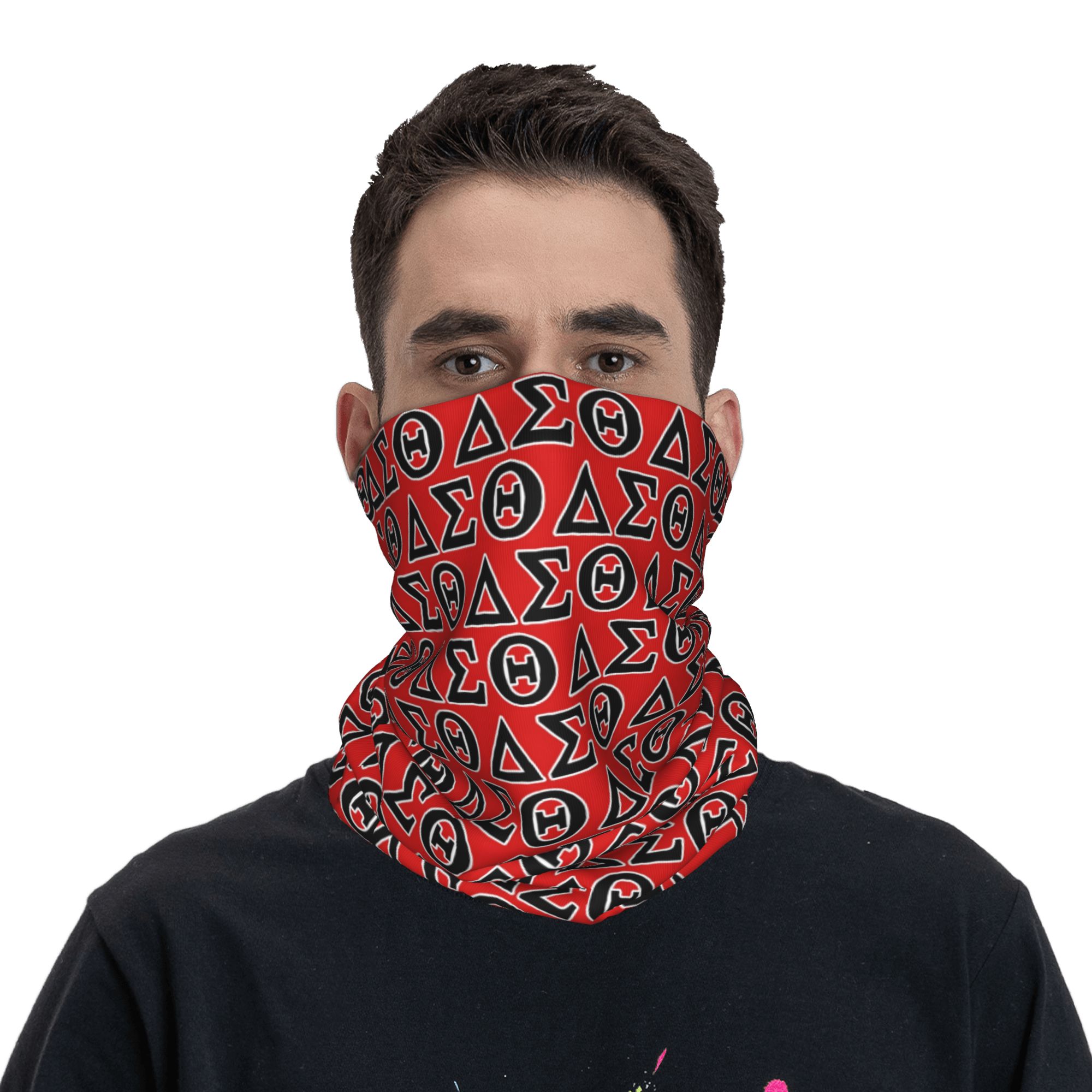 Custom Delta'ES Sigma'ES Theta – Neck Gaiter Face Cover recenzja i cena