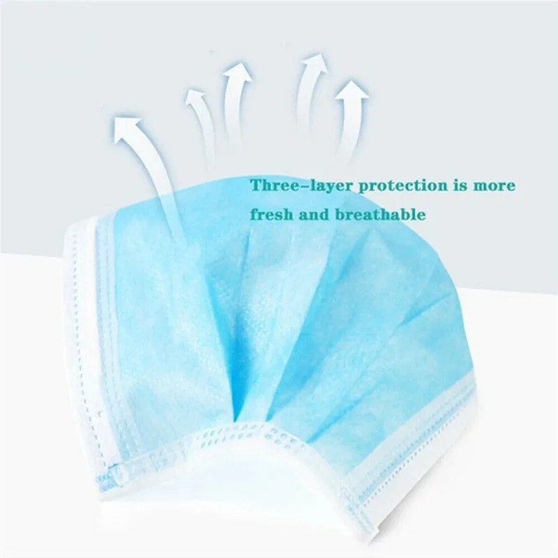 3-Layer Disposable Face Mask-A – Disposable Mask Blue recenzja i cena