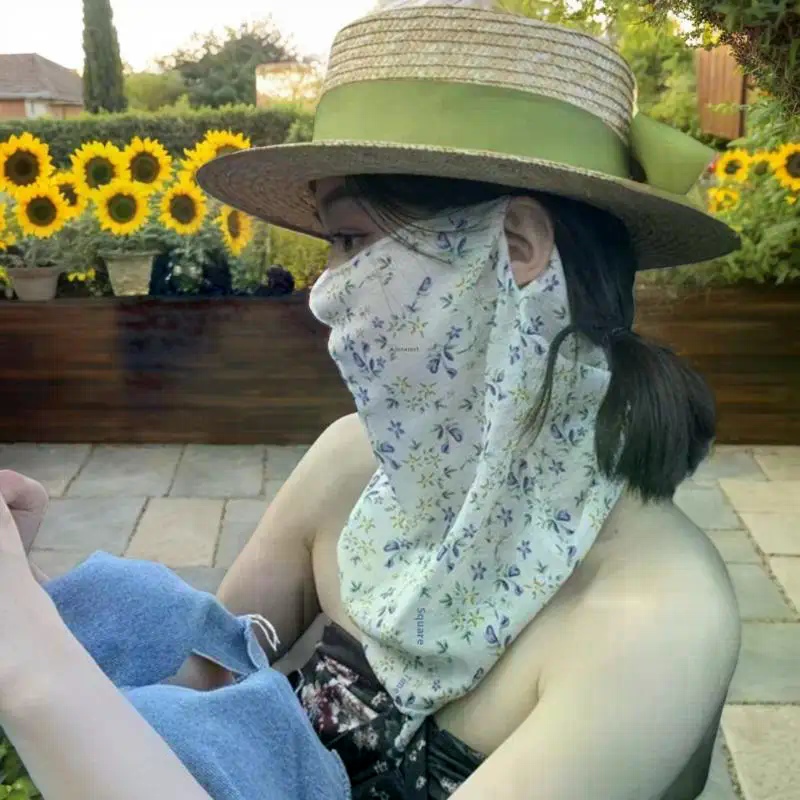 Flowers Summer Sunscreen Mask  – Kids Face Mask recenzja i cena