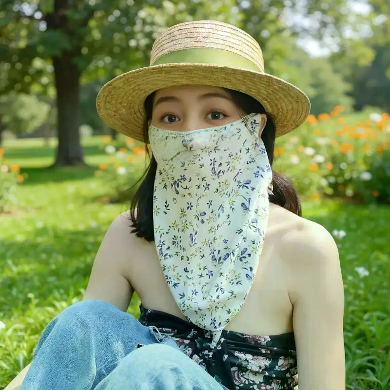 Flowers Summer Sunscreen Mask  – Kids Face Mask recenzja i cena