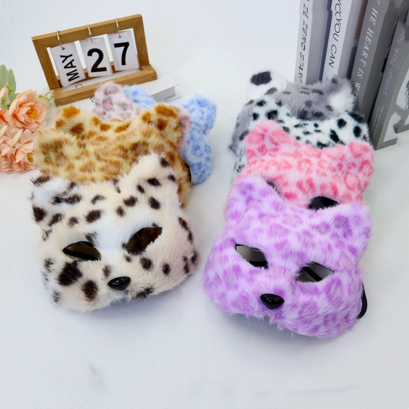 Furry Cat Mask Half Face Leopa – Respirator Half Face recenzja i cena